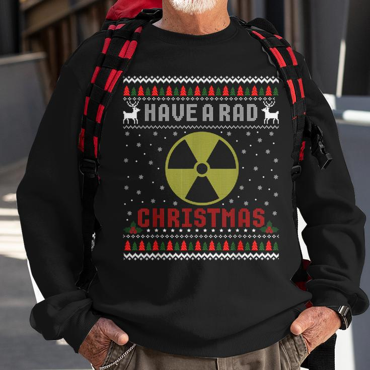 Radiologist Have A Rad Christmas Radiology Ugly Sweater Sweatshirt Gifts for Old Men