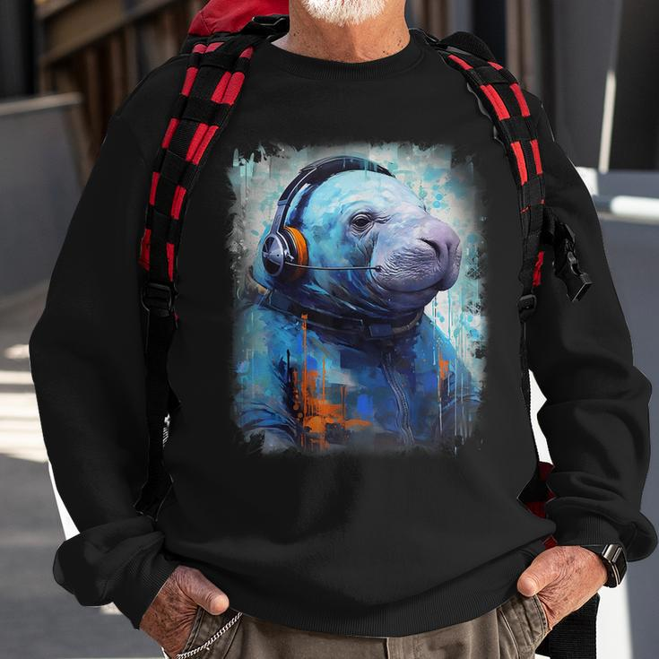Rave Edm Mana Headphone Sweatshirt Gifts for Old Men