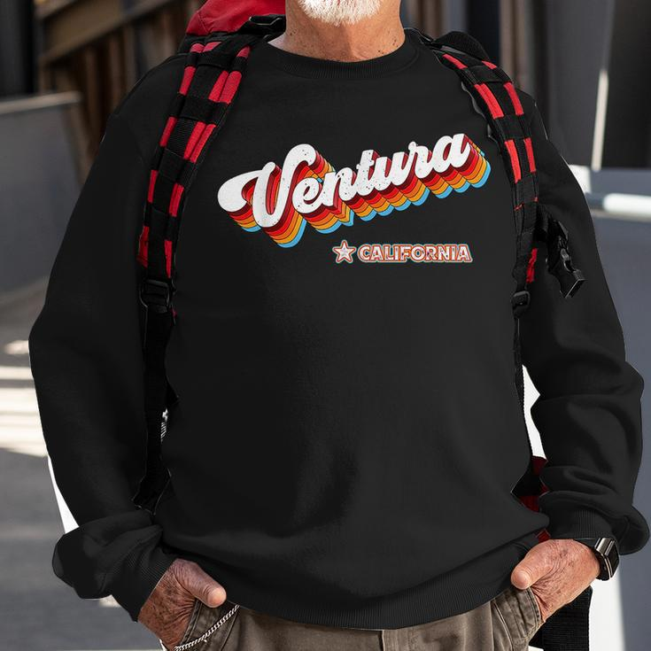 Retro 80S Ventura California Ca Sweatshirt Gifts for Old Men