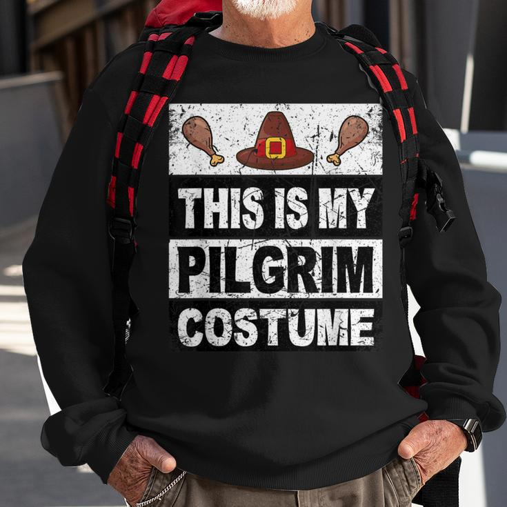 Retro Thanksgiving Pilgrim Costume Turkey Day Boys Sweatshirt Gifts for Old Men