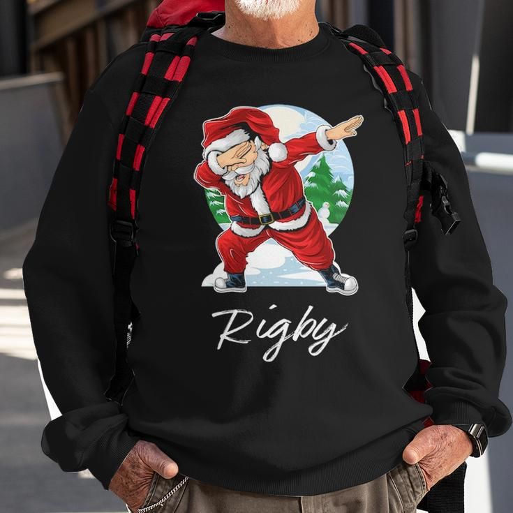 Rigby Name Gift Santa Rigby Sweatshirt Gifts for Old Men