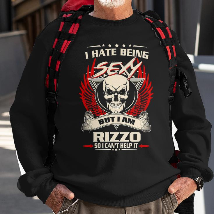 Rizzo Name Gift I Hate Being Sexy But I Am Rizzo Sweatshirt Gifts for Old Men