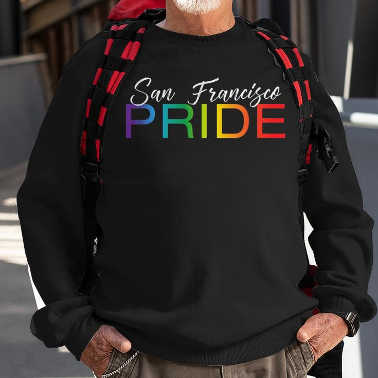 San Francisco Pride Cute Gay Pride Month Gift Sweatshirt Gifts for Old Men