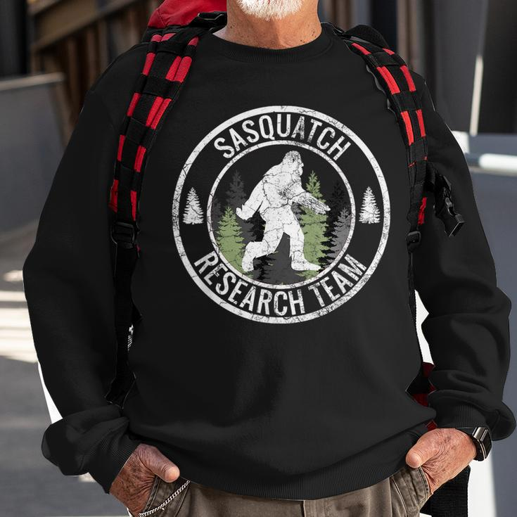 Sasquatch Research Team BigfootFunny Novelty Gift Sweatshirt Gifts for Old Men