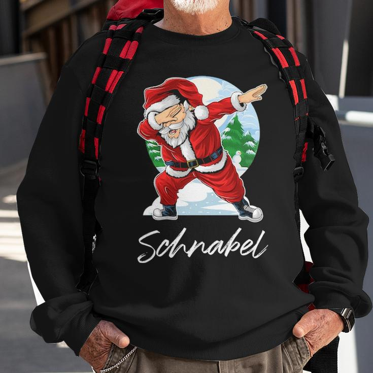 Schnabel Name Gift Santa Schnabel Sweatshirt Gifts for Old Men