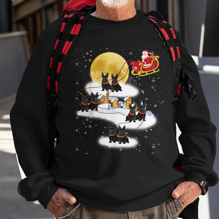 Scottish Terrier Reindeer Christmas 2019 Dog Sweatshirt Gifts for Old Men