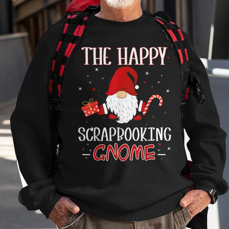 Scrapbooking Christmas Gnome Costume Matching Family Sweatshirt Gifts for Old Men