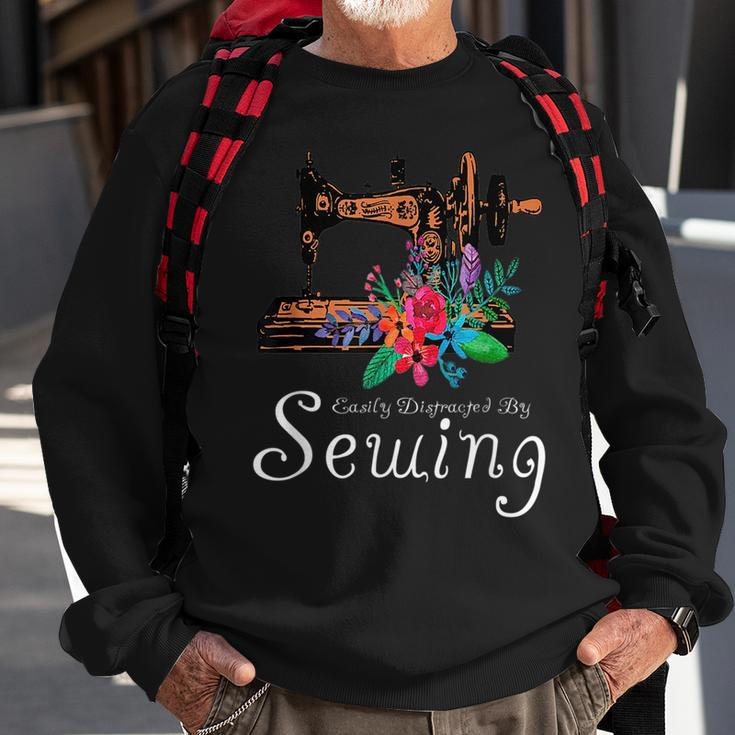 Sewing Novelty Saying- Cute Sewer Quote Gift Sweatshirt Gifts for Old Men