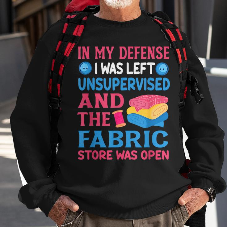 Sewing Quote Knitting Quilter Sew Craft Crafting Sweatshirt Gifts for Old Men