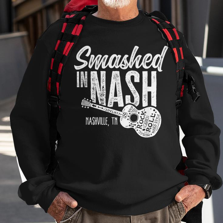 Smashed In Nash Drinking Party Sweatshirt Gifts for Old Men