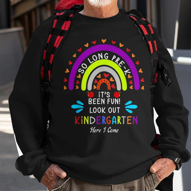 So Long Pre K Here I Come Kindergarten Preschool Graduation Sweatshirt Gifts for Old Men