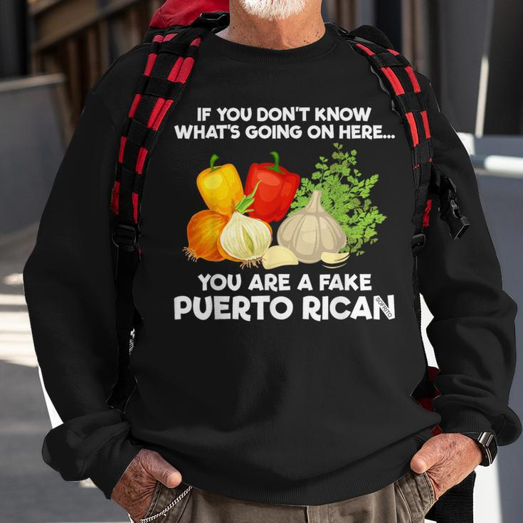 Sofrito Puerto Rico Puerto Rican Sofrito Meme Sweatshirt Gifts for Old Men