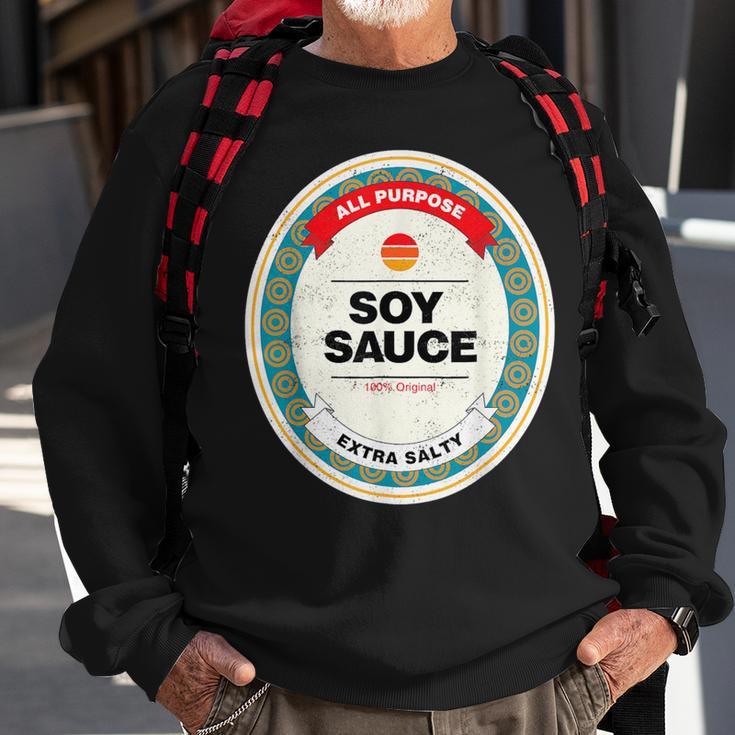 Soy Sauce Easy Halloween Costume Matching Group Couples Sweatshirt Gifts for Old Men