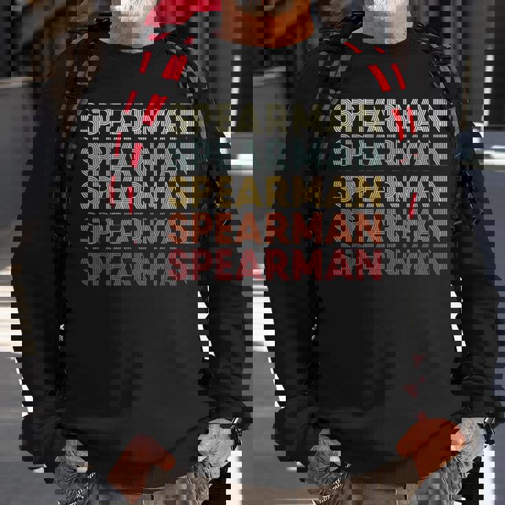 Spearman Texas Spearman Tx Retro Vintage Text Sweatshirt Gifts for Old Men