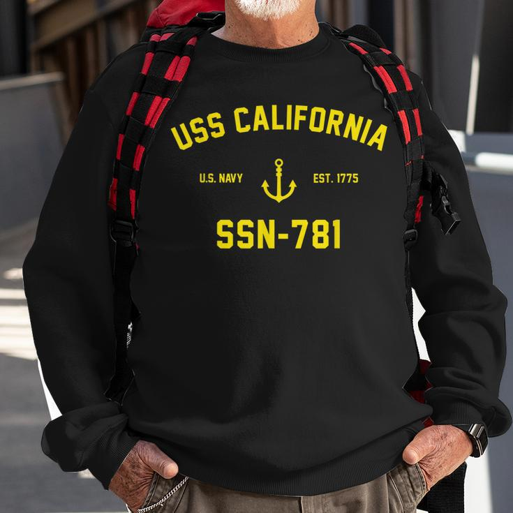 Ssn781 Uss California Sweatshirt Gifts for Old Men