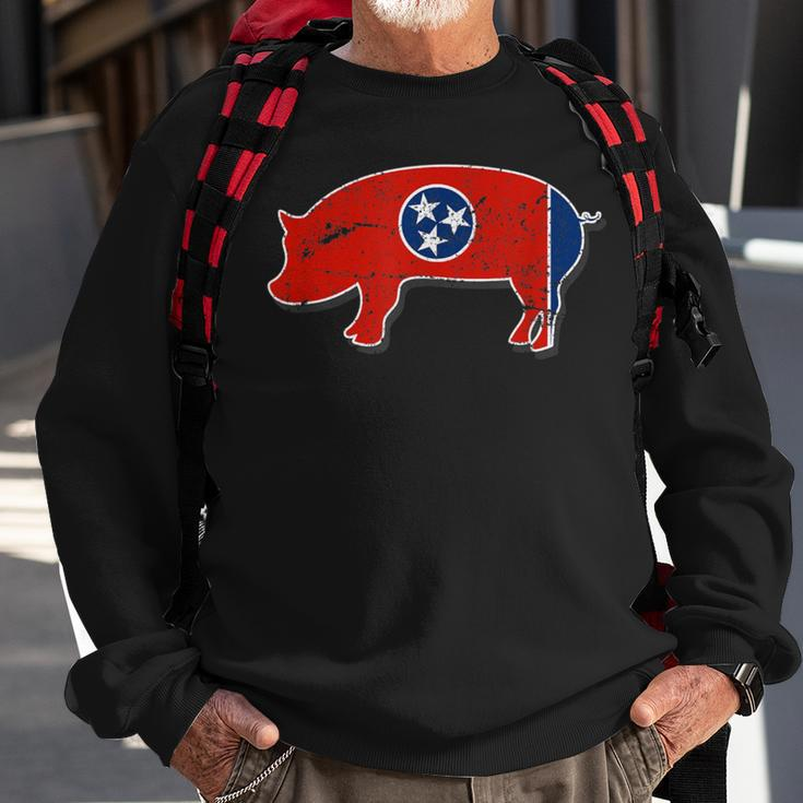 State Of Tennessee Barbecue Pig Hog Bbq Competition Sweatshirt Gifts for Old Men