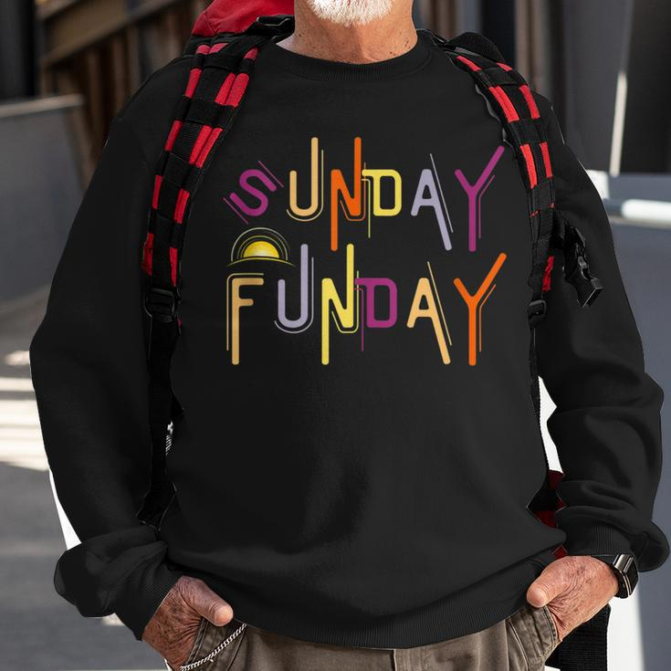 Sunday Funday - Funny Drinking Sweatshirt Gifts for Old Men