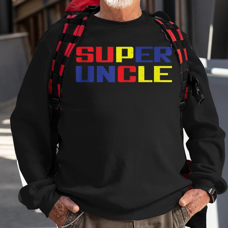 Super Uncle Worlds Best Uncle Ever Awesome Cool Uncle Sweatshirt Gifts for Old Men