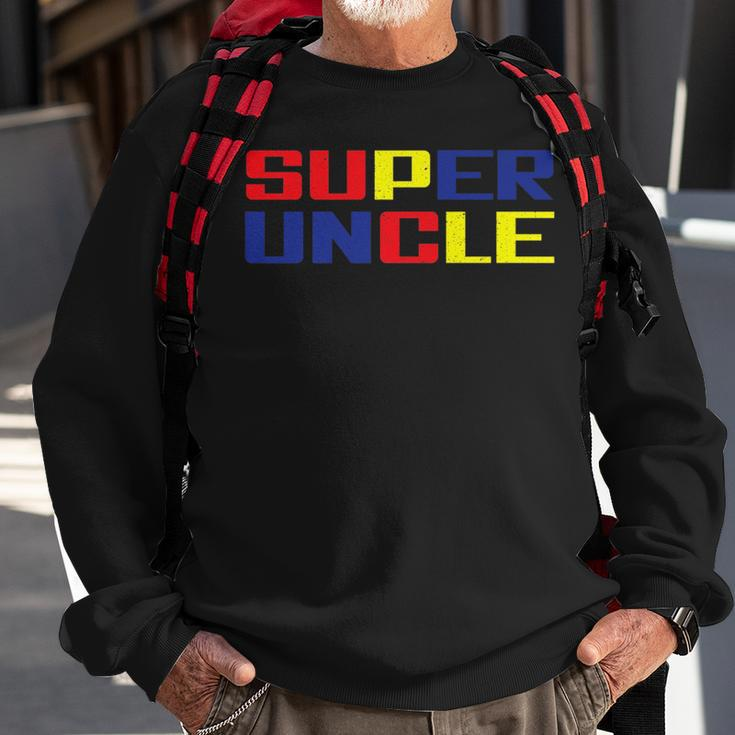 Super Uncle Worlds Best Uncle Ever Awesome Cool Uncle Sweatshirt Gifts for Old Men