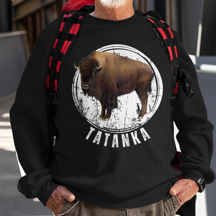 Tatanka Buffalo Bison Tatanka Animal Sweatshirt Gifts for Old Men