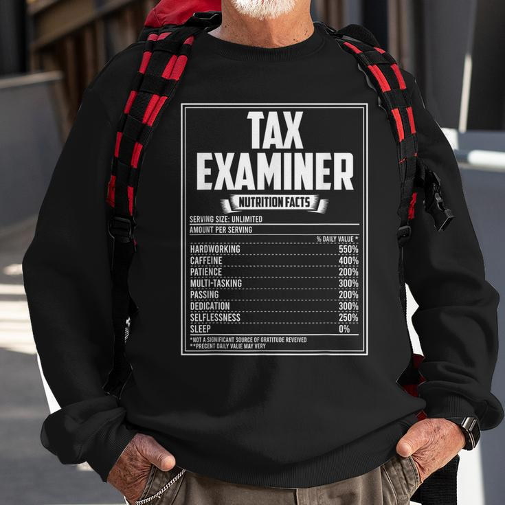 Tax Examiner Nutrition Facts Sweatshirt Gifts for Old Men