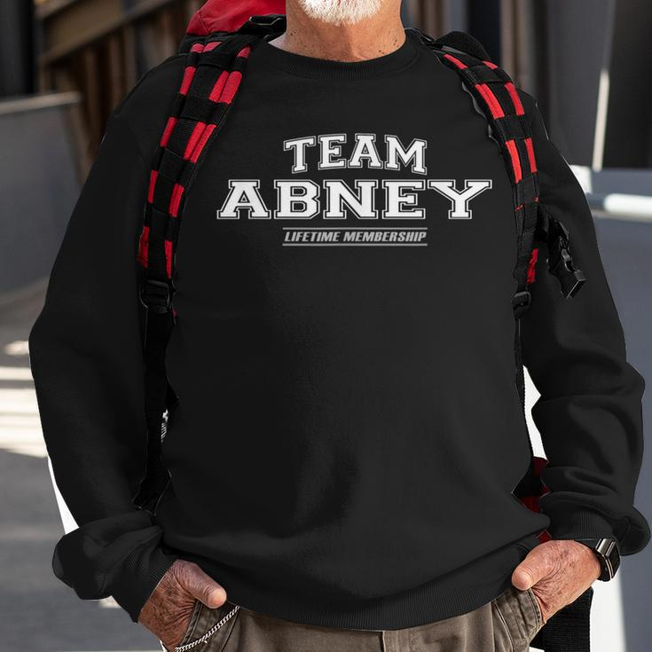 Team Abney Proud Family Surname Last Name Sweatshirt Gifts for Old Men