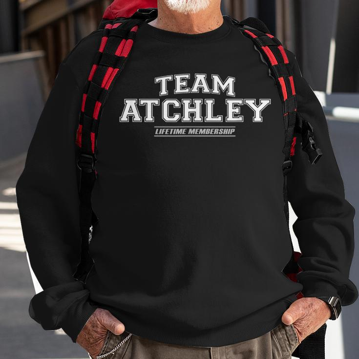 Team Atchley Proud Family Surname Last Name Sweatshirt Gifts for Old Men
