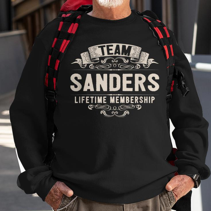 Team Sanders Lifetime Membership Retro Last Name Vintage Sweatshirt Gifts for Old Men
