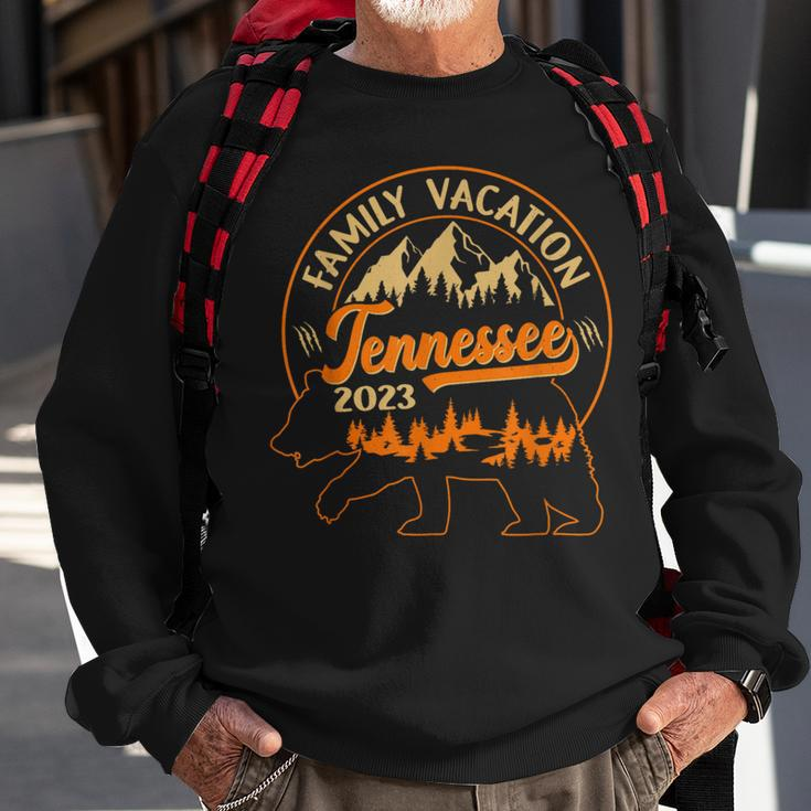 Tennessee Smoky Mountains Bear Family Vacation Trip 2023 Sweatshirt Gifts for Old Men