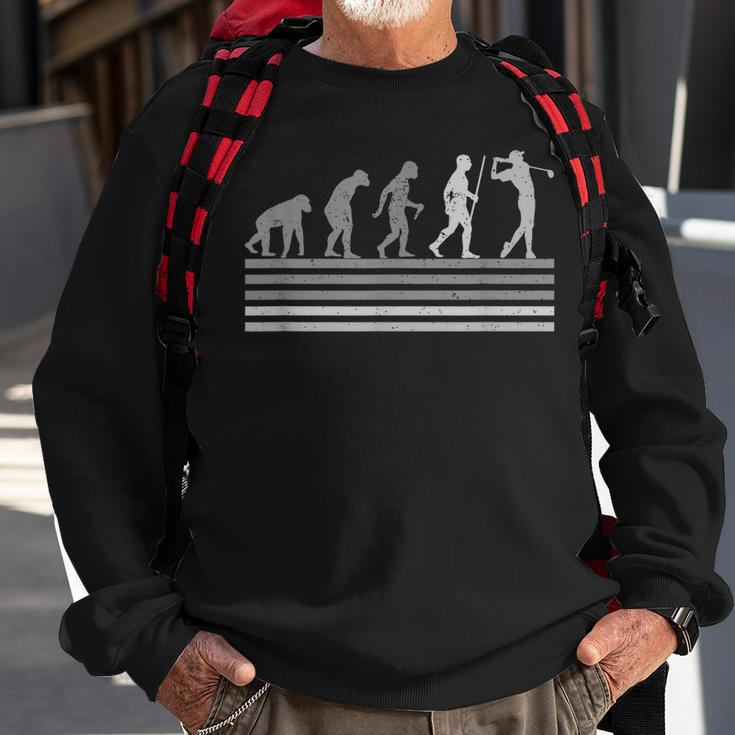The Evolving Golfer Funning Golfing Sweatshirt Gifts for Old Men