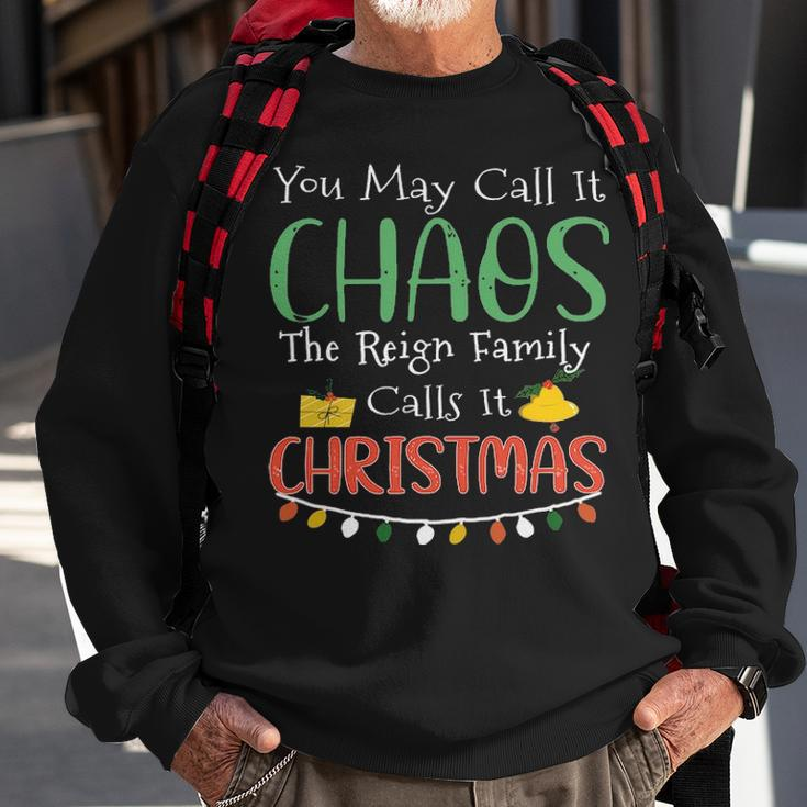 The Reign Family Name Gift Christmas The Reign Family Sweatshirt Gifts for Old Men