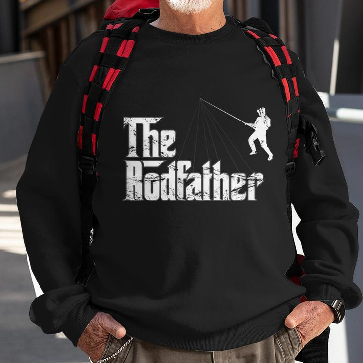 The Rodfather For The Avid Angler And Fisherman Sweatshirt Gifts for Old Men