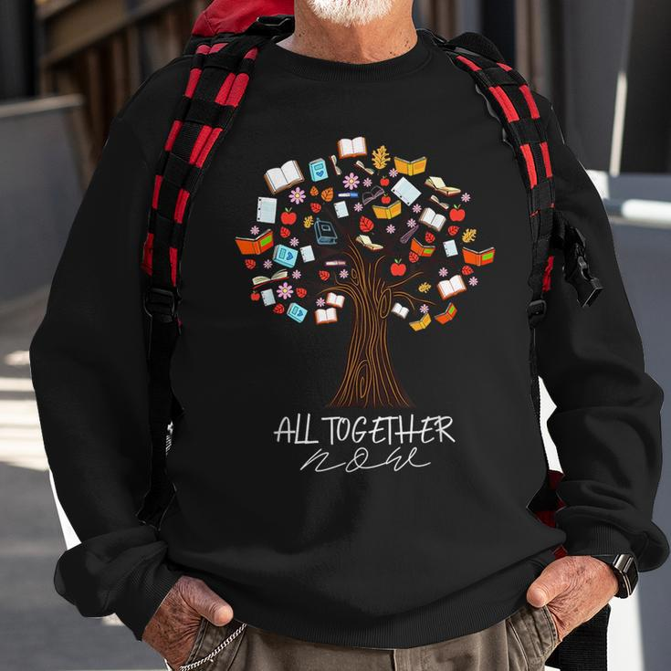 Together Now Summer Reading Program 2023 Tree Of Books Sweatshirt Gifts for Old Men