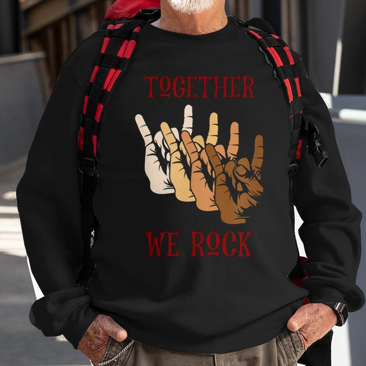 Together We Rock Sweatshirt Gifts for Old Men