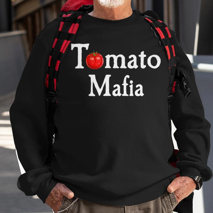Tomato Mafia | Funny Gardening Lover Graphic Sweatshirt Gifts for Old Men