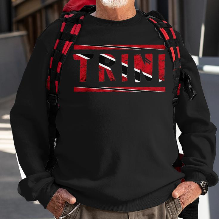 Trinidad And Tobago Trini Tobagonian Flag Pride Roots Sweatshirt Gifts for Old Men
