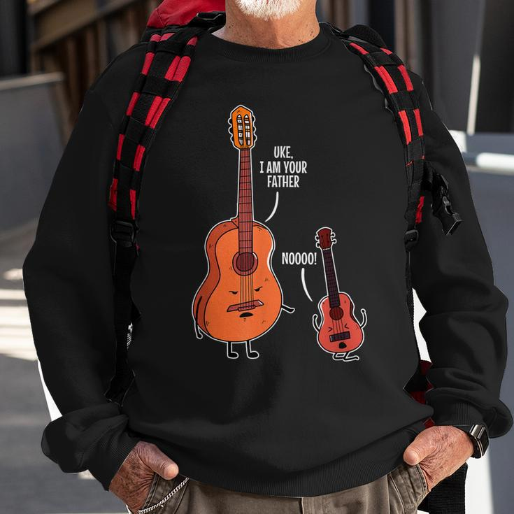 Uke I Am Your Father For Ukulele Musicians Sweatshirt Gifts for Old Men