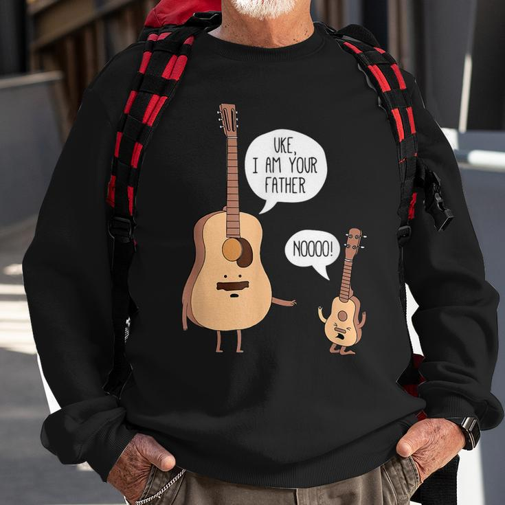 Uke Im Your Father Funny Ukulele Guitar Music Fathers Day Sweatshirt Gifts for Old Men