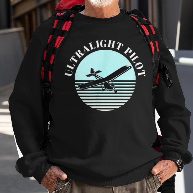 Ultralight Pilot Flying Sweatshirt Gifts for Old Men