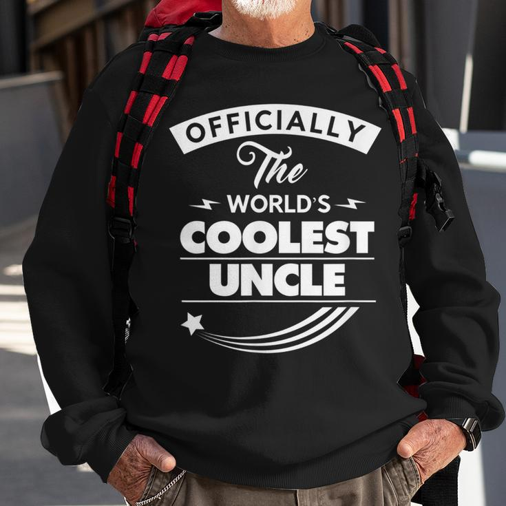 Uncle Worlds Coolest Uncle Sweatshirt Gifts for Old Men