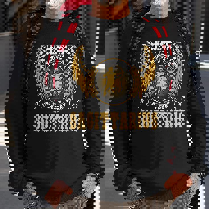 Never Underestimate The Power Of A Sagittarius Zodiac Sweatshirt Gifts for Old Men