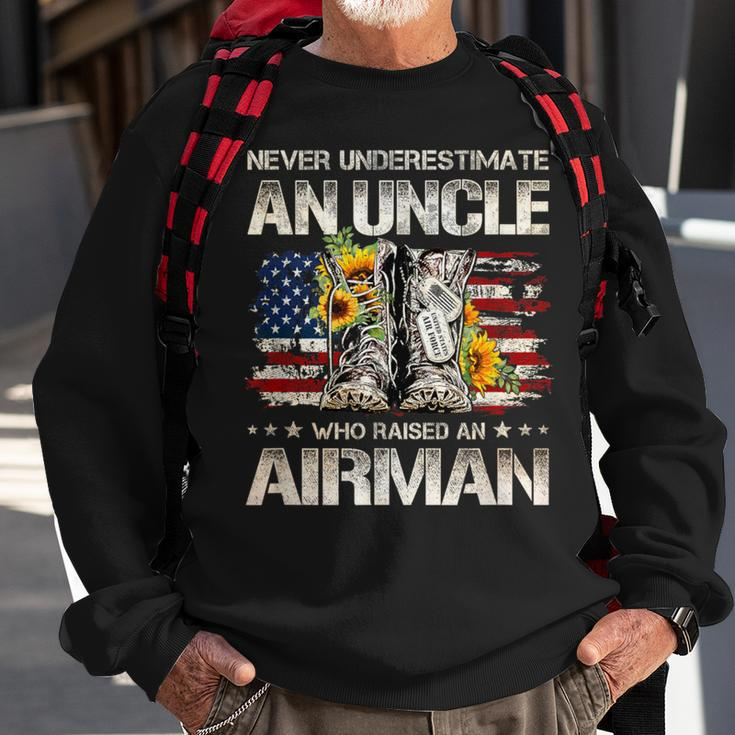 Never Underestimate An Uncle Who Raised An Airman Usaf Sweatshirt Gifts for Old Men