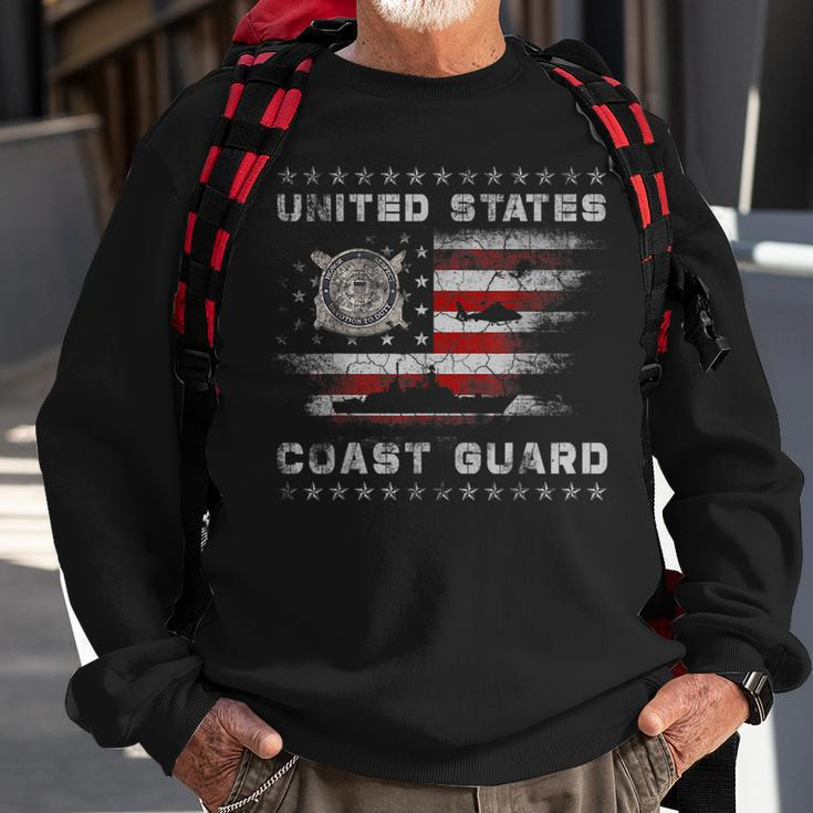 Us Coast Guard Uscg Veteran Vintage Mens Veteran Funny Gifts Sweatshirt Gifts for Old Men