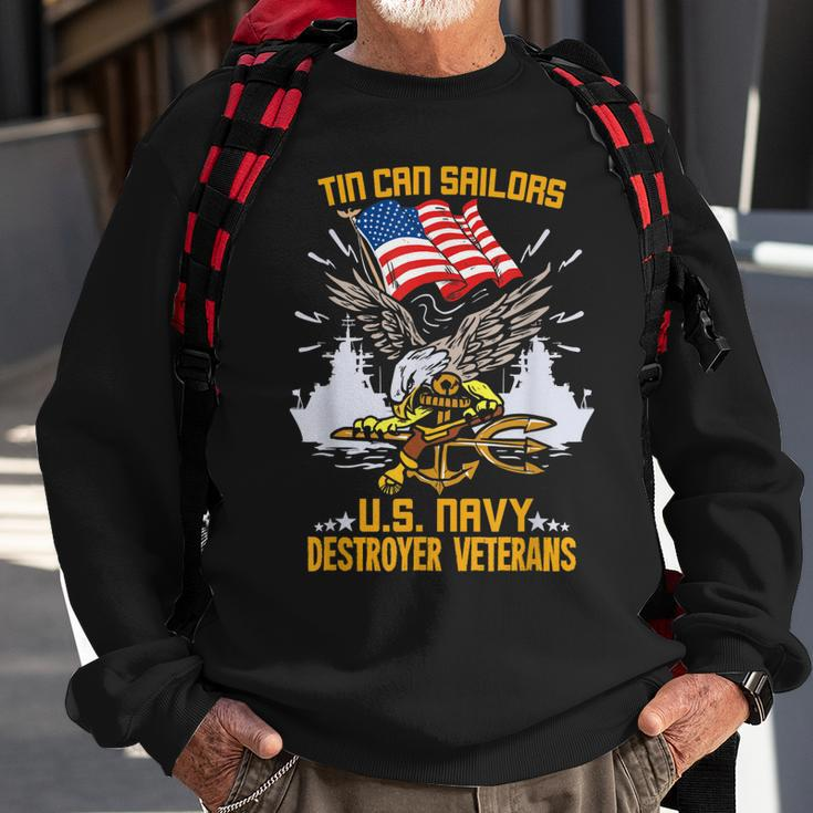 Us Navy Tin Can Sailor Gift For A Navy Destroyer Veteran Gift For Mens Sweatshirt Gifts for Old Men