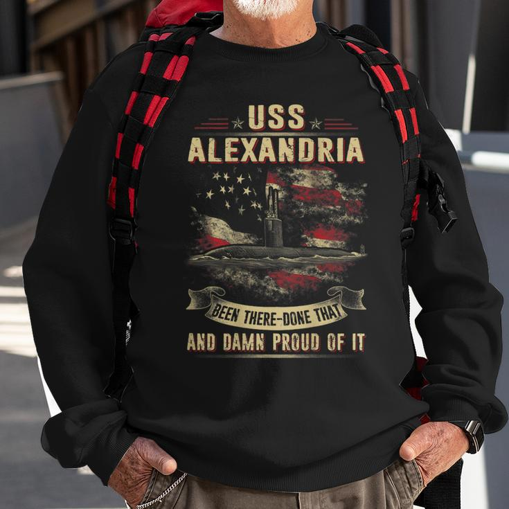 Uss Alexandria Ssn757 Sweatshirt Gifts for Old Men