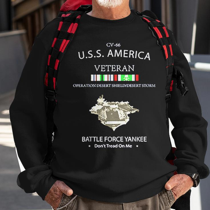 Uss America Desert Storm Veteran Sweatshirt Gifts for Old Men