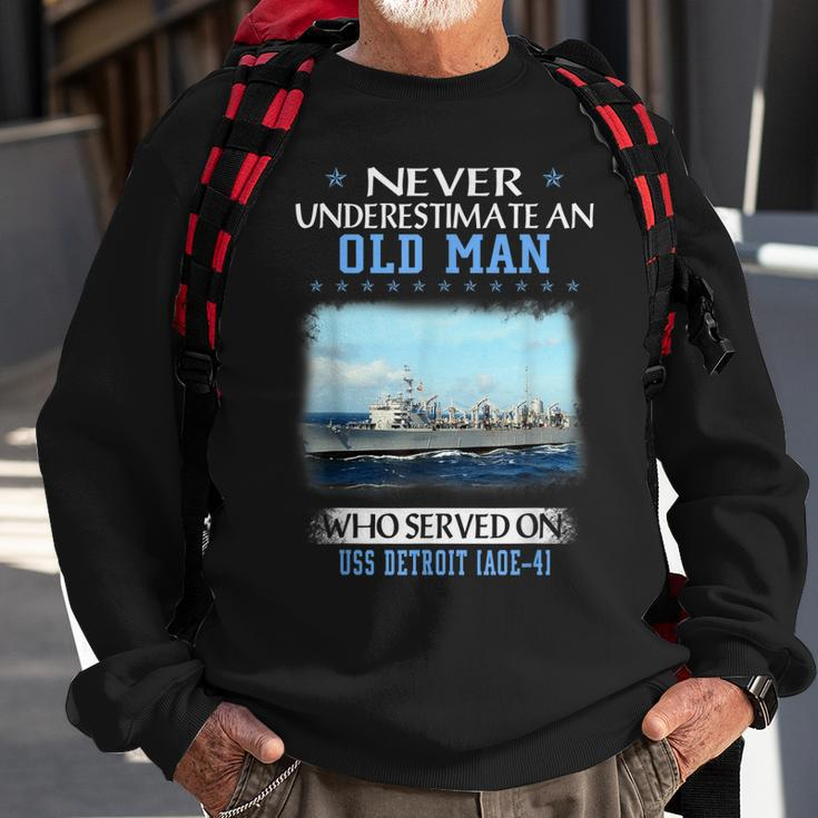 Uss Detroit Aoe4 Sweatshirt Gifts for Old Men