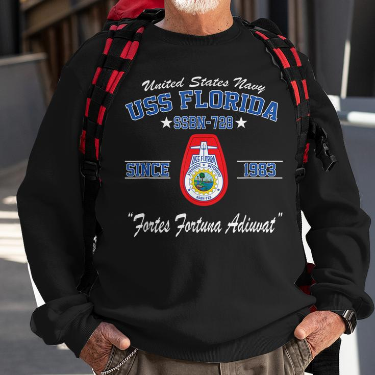Uss Florida Ssbn728 Sweatshirt Gifts for Old Men