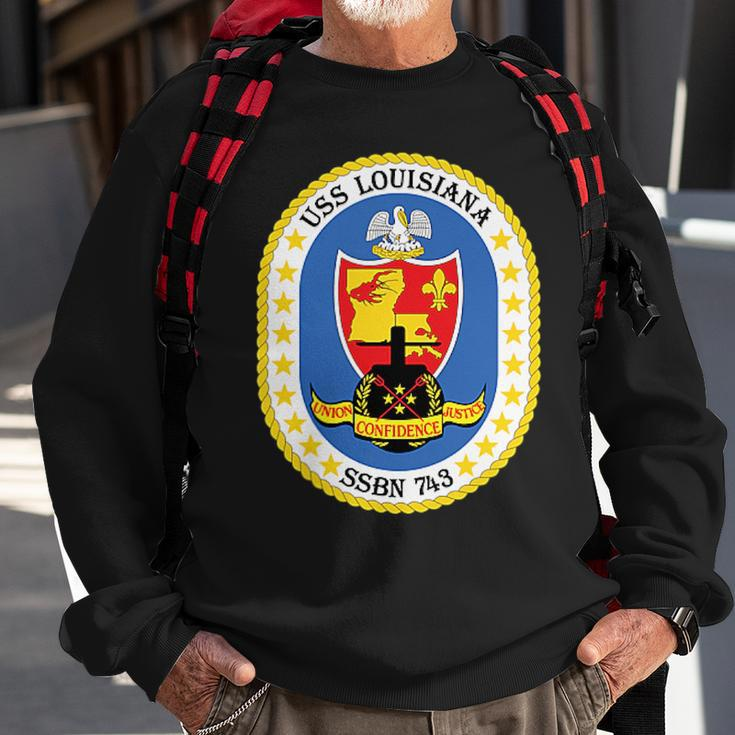 Uss Louisiana Ssbn743 Sweatshirt Gifts for Old Men