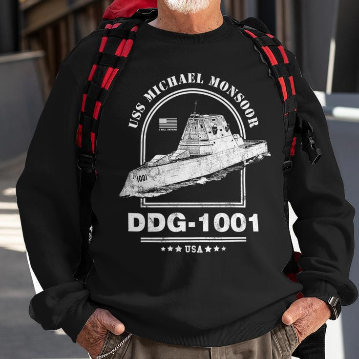 Uss Michael Monsoor Ddg-1001 Sweatshirt Gifts for Old Men